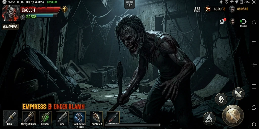 Tampilan gameplay yang menegangkan dari EMPIRE88