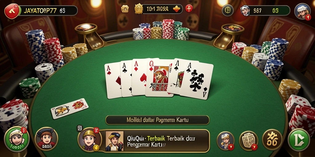 Screenshot gameplay JAYATOP77 yang menarik dari permainan QiuQiu.