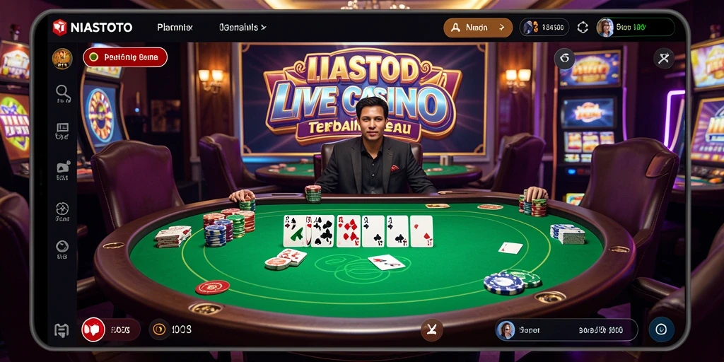 Tampilan gameplay seru di NIASTOTO Live Casino.