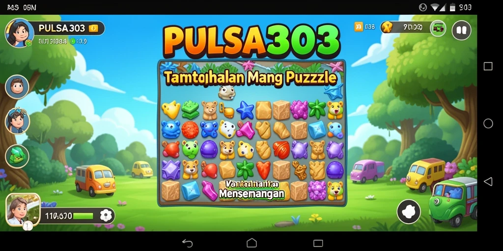 Screenshot gameplay PULSA303 menunjukkan tingkat kesulitan yang bervariasi.