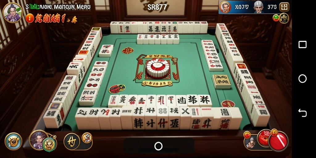 Tampilan gameplay seru dari game Mahjong SR877.