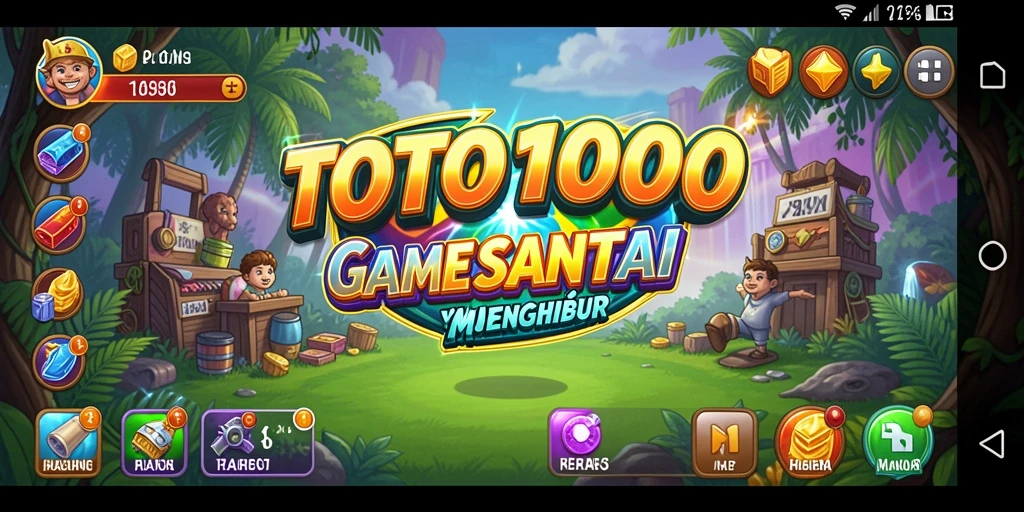 Tampilan menarik dari gameplay TOTO1000 yang penuh tantangan.