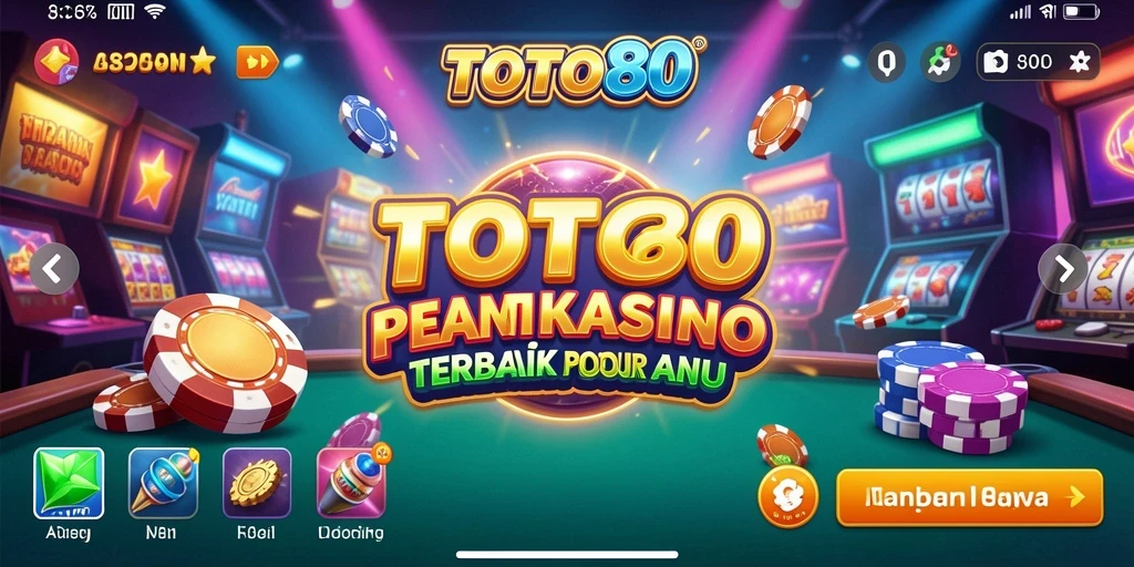 Tampilan gameplay TOTO80 yang seru dan menarik.