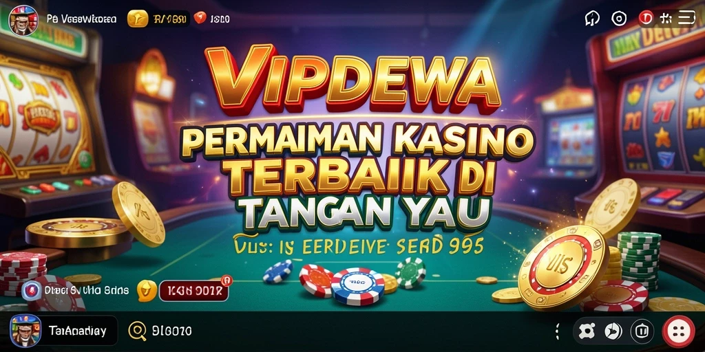 Tampilan action seru dari gameplay kasino di VIPDEWA.